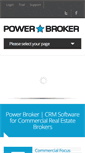 Mobile Screenshot of powerbrokersoftware.com